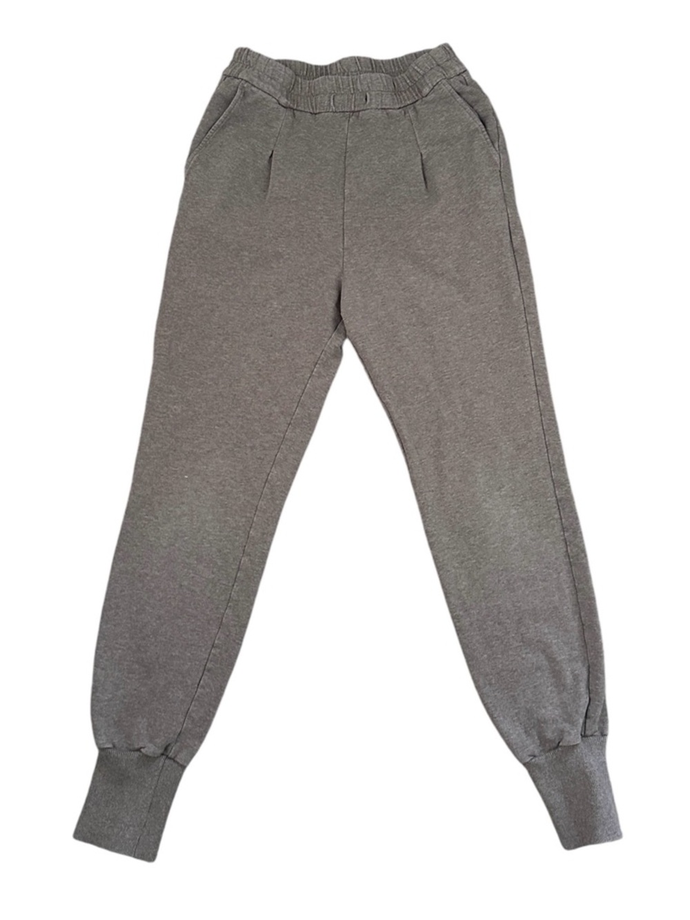Varley Keswick Sweatpants XS Charcoal Marl EUC Loungewear *Missing Drawstring*